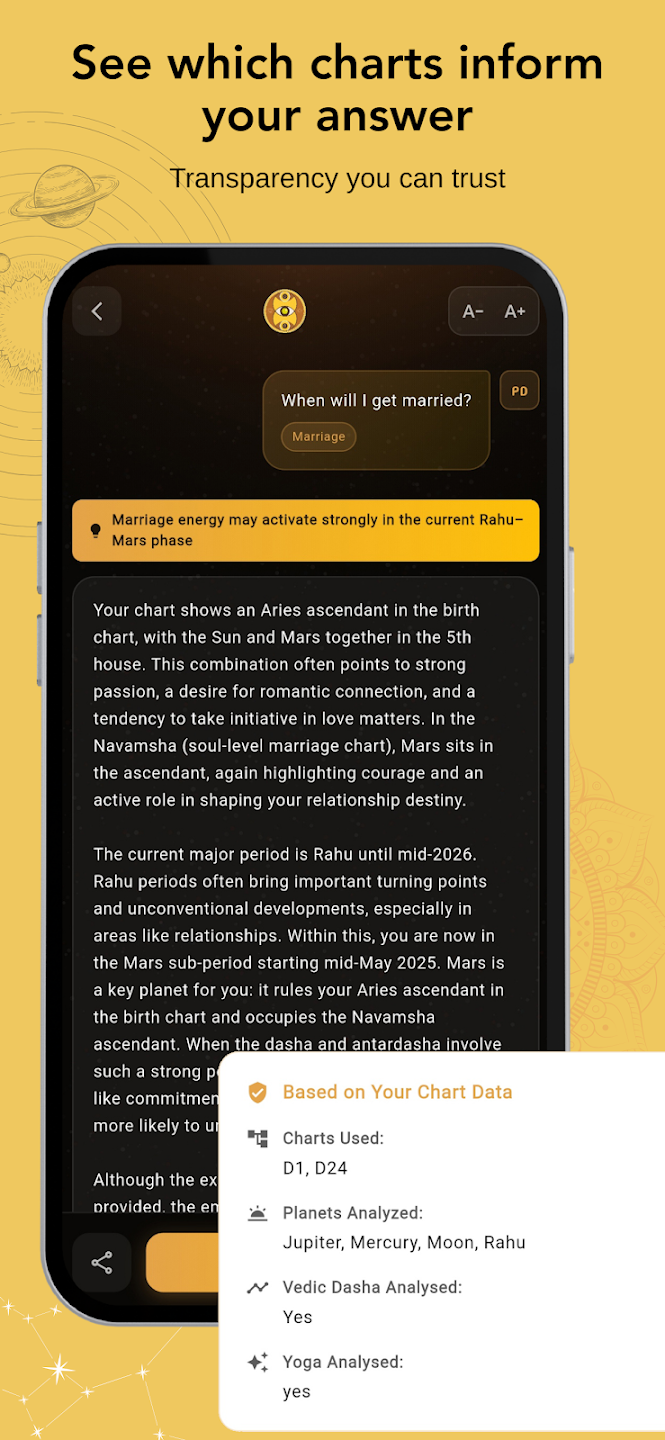 Uttara: AI Astrology App Screenshot 5