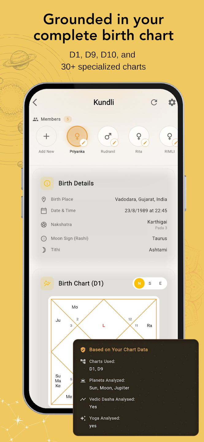 Uttara: AI Astrology App Screenshot 6