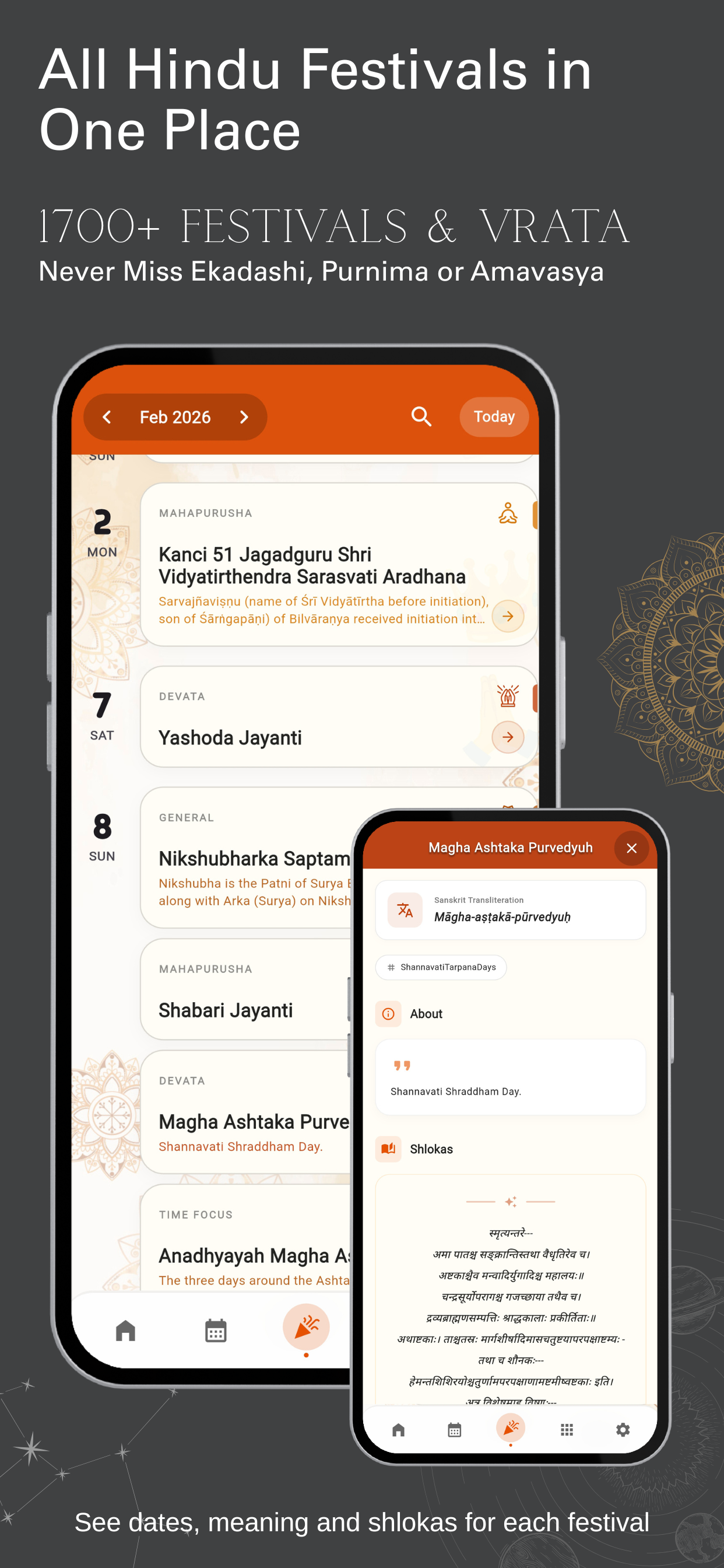 Hindu Calendar & Panchang 2026 App Screenshot 2
