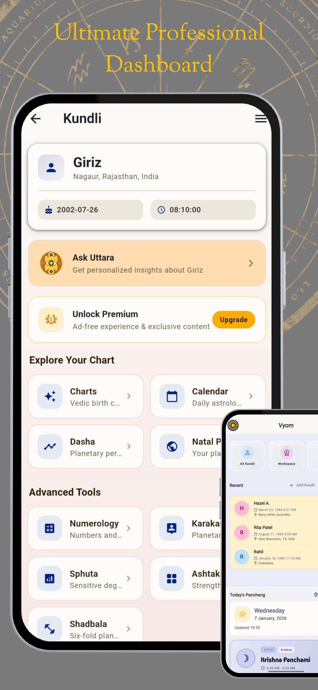 Vyom: Best Vedic Astrology App App Screenshot 6